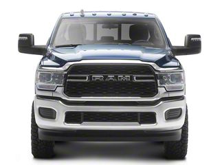 Pair CCIYU Chrome Headlight Assemblies For 2019-2024 Ram 2500 3500 (Halogen Models Only)