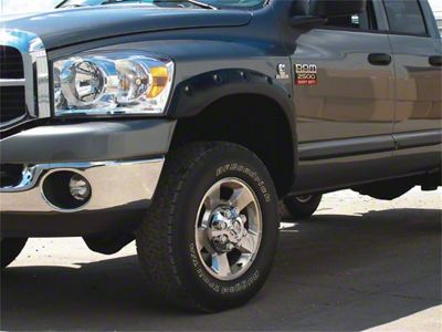 Ruff Riderz Fender Flares; Smooth Black (03-09 RAM 2500 w/ 8-Foot Box)