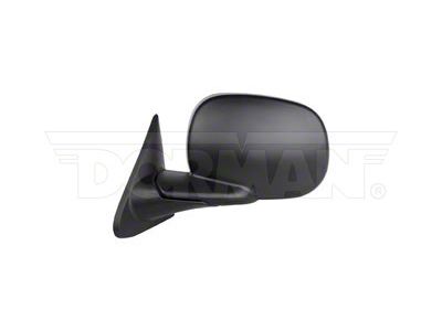 Folding Powered Heated Side Mirror; Driver Side; Black (98-02 RAM 2500)