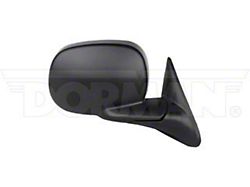 Folding Powered Heated Side Mirror; Passenger Side; Black (98-02 RAM 2500)