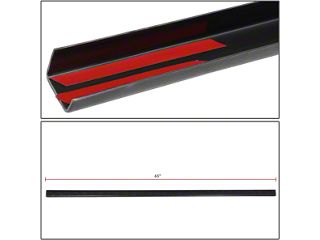 Speed Daddy Bed Rail Caps For 02-09 Dodge Ram 1500/2500/3500 – Glossy Black Tape-On Molding Protector