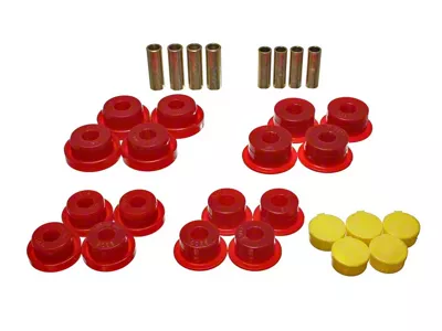 Front Control Arm Bushings; Polyurethane; Red (00-02 4WD RAM 2500)