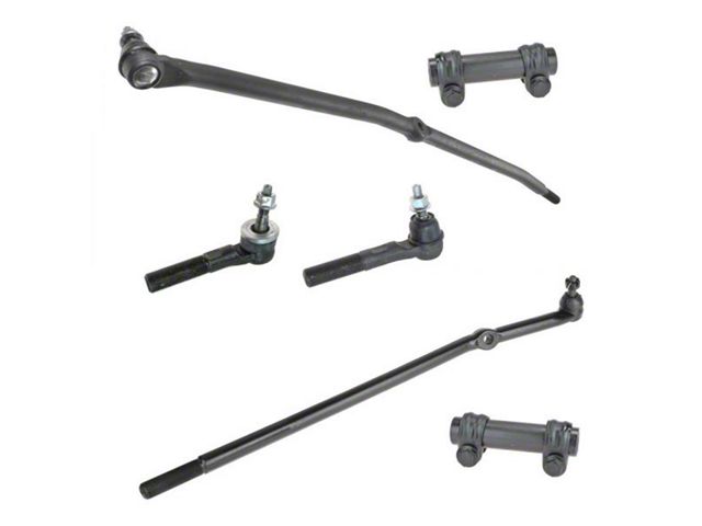Front Inner and Outer Tie Rods with Adjusting Sleeve (03-08 4WD RAM 2500)