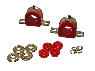 Front Sway Bar and Endlink Bushings; 30mm; Polyurethane; Red (94-02 RAM 2500)