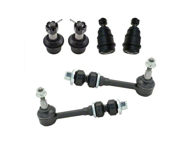 Front Upper and Lower Ball Joints with Sway Bar Links (03-05 4WD RAM 2500)