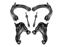 Front Upper and Lower Control Arms with Ball Joints and Sway Bar Links (06-13 2WD RAM 2500)