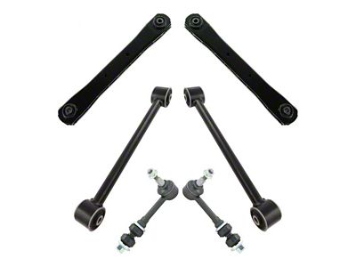Front Upper and Lower Control Arms with Sway Bar Links (03-05 4WD RAM 2500)