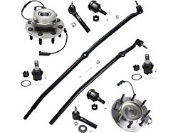 Front Wheel Hub Assemblies with Ball Joint and Tie Rods (06-08 4WD RAM 2500)