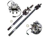 Front Wheel Hub and Bearing Assemblies with U-Joint Axles (06-08 4WD RAM 2500)