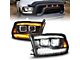 Full LED Projector Headlights; Black Housing; Clean Lens (10-18 RAM 2500)