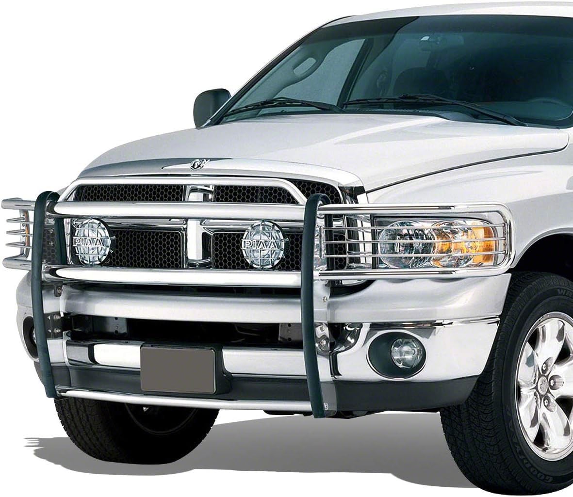 RAM 2500 Grille Guard; Chrome (94-02 RAM 2500) - Free Shipping