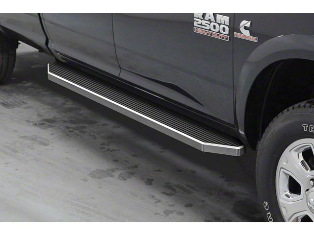 H-Style Running Boards; Polished (10-24 RAM 2500 Crew Cab)
