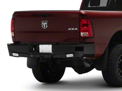 Westin HDX Bandit Rear Bumper; Textured Black (10-24 RAM 2500 w/o Factory Dual Exhaust)