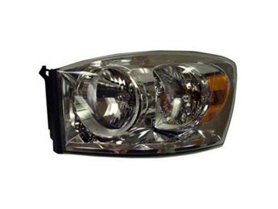OE Certified Replacement Headlight Combination Assembly; Driver Side (07-09 RAM 2500)