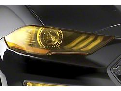 Headlight Covers; Transparent Yellow (10-18 RAM 2500 w/o Projector Headlights)