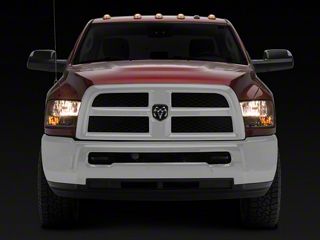 Right Side Headlight For 2009-2018 Ram 1500 2500 3500 - Amber Corner, Chrome