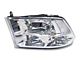 Headlights with Clear Corners; Chrome Housing; Clear Lens (10-18 RAM 2500 w/ Factory Halogen Non-Projector Headlights)
