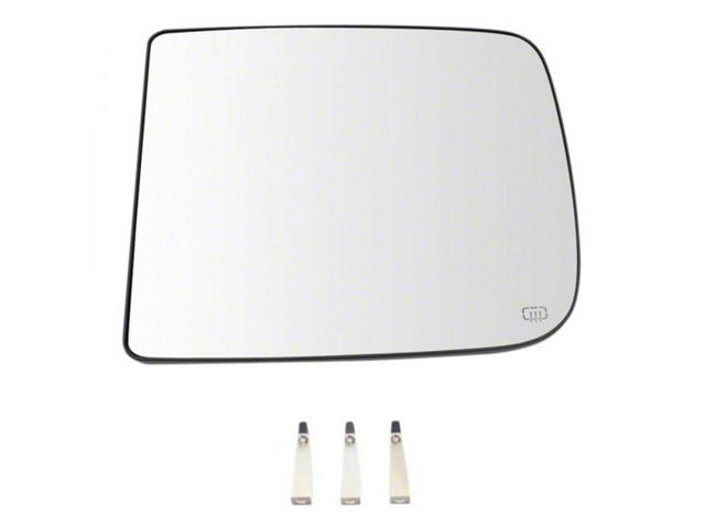 Heated Upper Towing Mirror Glass; Driver Side (10-18 RAM 2500)
