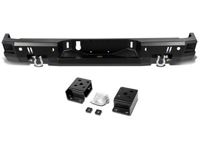Heavy Duty Rear Bumper; Pre-Drilled for Backup Sensors (10-18 RAM 2500)