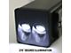 Hitch Bar Reverse 7-Inch LED Flood Lighting Heavy Duty Bolt-On Blacked Out Kit (19-24 RAM 2500)