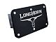 Longhorn Skull Class III Hitch Cover (Universal; Some Adaptation May Be Required)