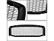 Honeycomb Mesh Style Upper Replacement Grille; Black (07-09 RAM 2500)
