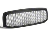 Honeycomb Mesh Style Upper Replacement Grille; Matte Black (07-09 RAM 2500)