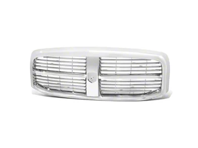 Horizontal Slat Upper Replacement Grille; Chrome (06-09 RAM 2500)