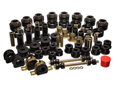 Hyper-Flex System Complete Bushing Kit; Black (94-02 RAM 2500)