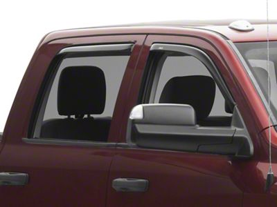 In-Channel Ventvisor Window Deflectors; Front and Rear; Dark Smoke (10-24 RAM 2500 Crew Cab)