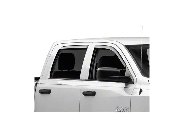 In-Channel Ventvisor Window Deflectors; Front and Rear; Dark Smoke (10-24 RAM 2500 Crew Cab)