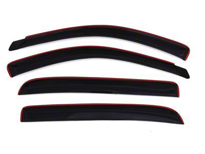 In-Channel Ventvisor Window Deflectors; Front and Rear; Dark Smoke (06-09 RAM 2500 Mega Cab)