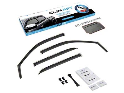 in-Channel Window Deflectors (19-24 RAM 2500 Crew Cab, Mega Cab)