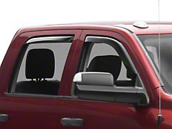 EGR In-Channel Window Visors; Front and Rear; Dark Smoke (19-24 RAM 2500 Crew Cab)