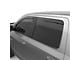 EGR In-Channel Window Visors; Front and Rear; Matte Black (10-18 RAM 2500 Crew Cab)