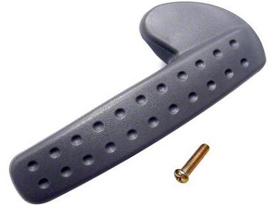 Interior Door Handle; Front and Rear Left; Gray; Plastic (03-10 RAM 2500 Quad Cab, Crew Cab)