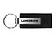 Longhorn Carbon Fiber Leather Key Fob
