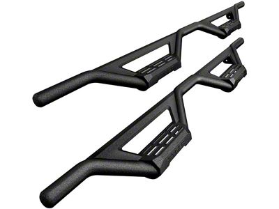 Lander Drop Side Step Bars; Textured Black (10-23 RAM 2500 Crew Cab)