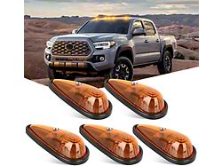 LED Cab Roof Clearance Lighting; Amber (Universal; Some Adaptation May Be Required)