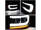 LED DRL Projector Headlights with Amber Corner Lights; Black Housing; Clear Lens (06-09 RAM 2500)