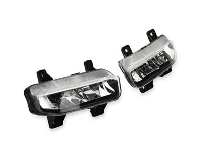 LED Fog Lights; Clear (19-24 RAM 2500)