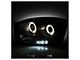 LED Halo Projector Headlights; Black Housing; Clear Lens (06-09 RAM 2500)