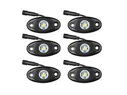 LED Rock Lights; White (Universal; Some Adaptation May Be Required)