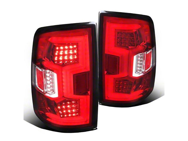 LED Sequential Tail Lights; Black Housing; Red Lens (19-24 RAM 2500 w/ Factory Halogen Tail Lights)