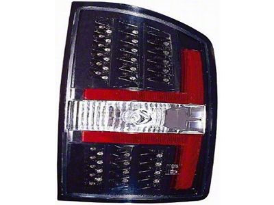 LED Tail Lights; Black Housing; Clear Lens (03-06 RAM 2500)