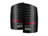 LED Tail Lights; Black Housing; Smoked Lens (07-09 RAM 2500)