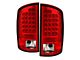 LED Tail Lights; Chrome Housing; Red/Clear Lens (07-09 RAM 2500)