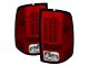 LED Tail Lights; Chrome Housing; Red/Clear Lens (13-18 RAM 2500 w/ Factory LED Tail Lights)