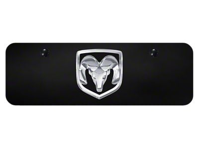 RAM OEM Logo License Plate (Universal; Some Adaptation May Be Required)