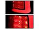 Light Bar LED Tail Lights; Black Housing; Clear Lens (10-18 RAM 2500 w/ Factory Halogen Tail Lights)